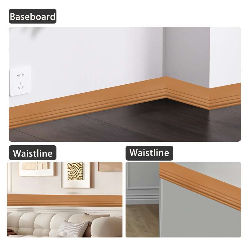 Skirting Board Grey Model 7.98Cm6.0Meter