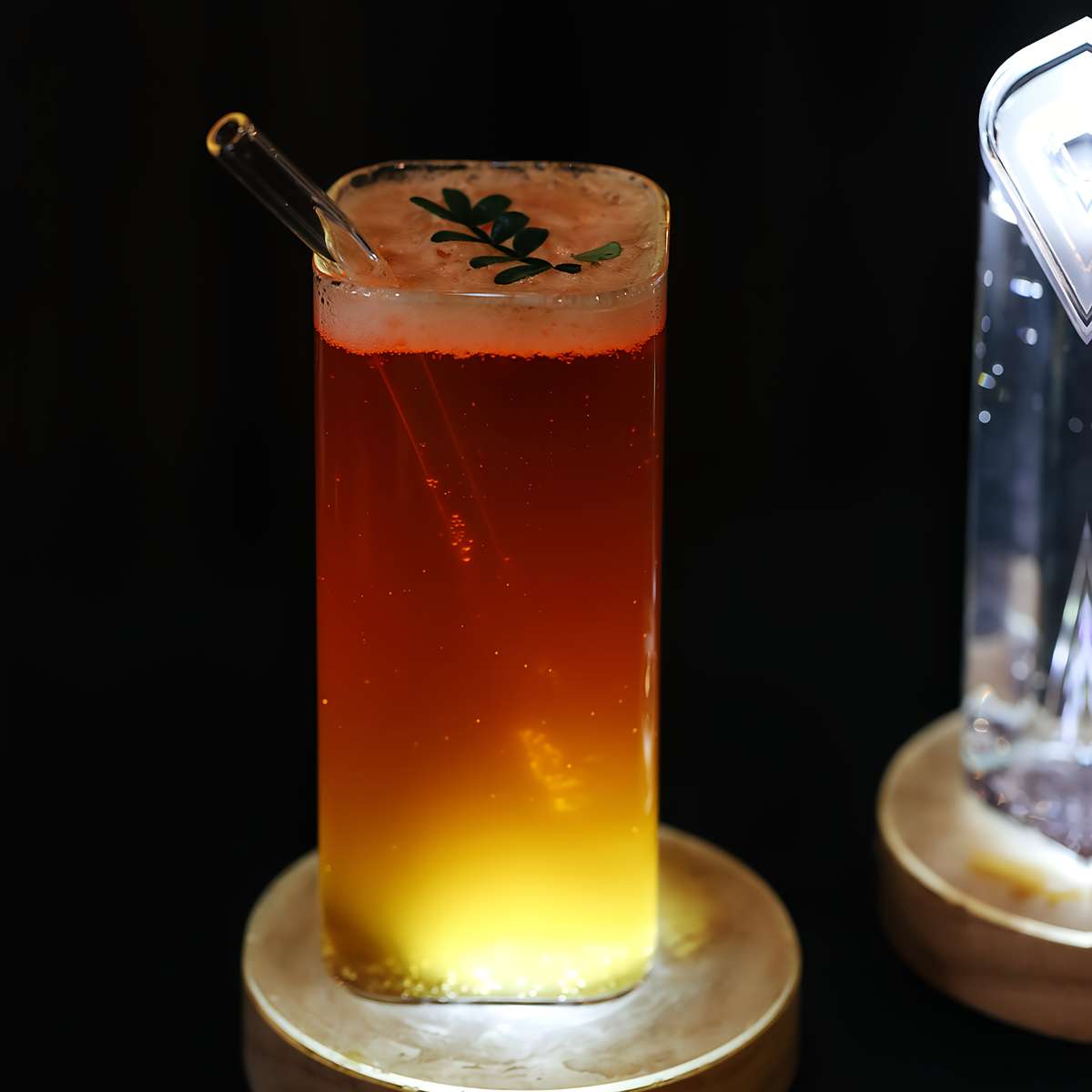 Water Cup Color 350Ml Cup   Transparent Lid   Straw