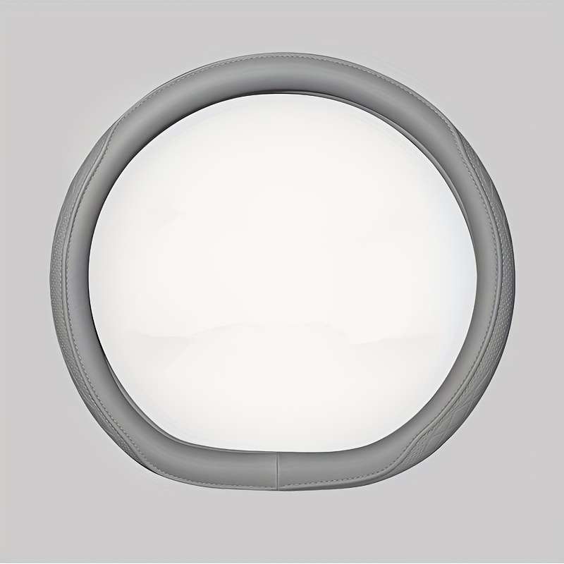 Car Steering Wheel Cover Gray (D Shaped)