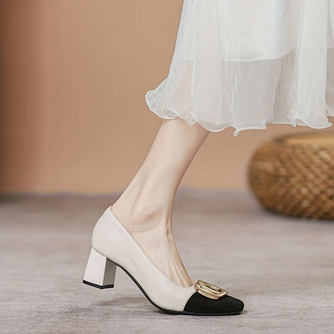Women S High Heels Color Beige Sizeuk 2.5