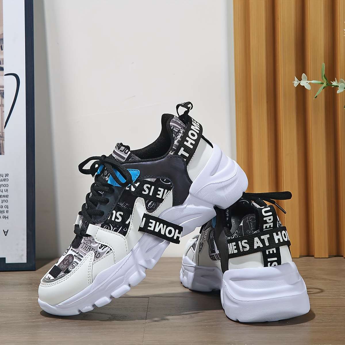 Women S Sneakers Color White Black Red Sizeuk 7