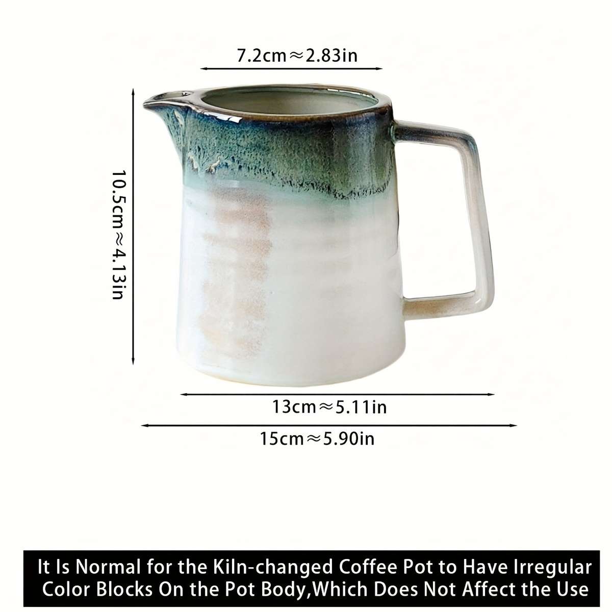 Coffee Pot Color Retro Kilnchanged Green Model1 Coffee Pot
