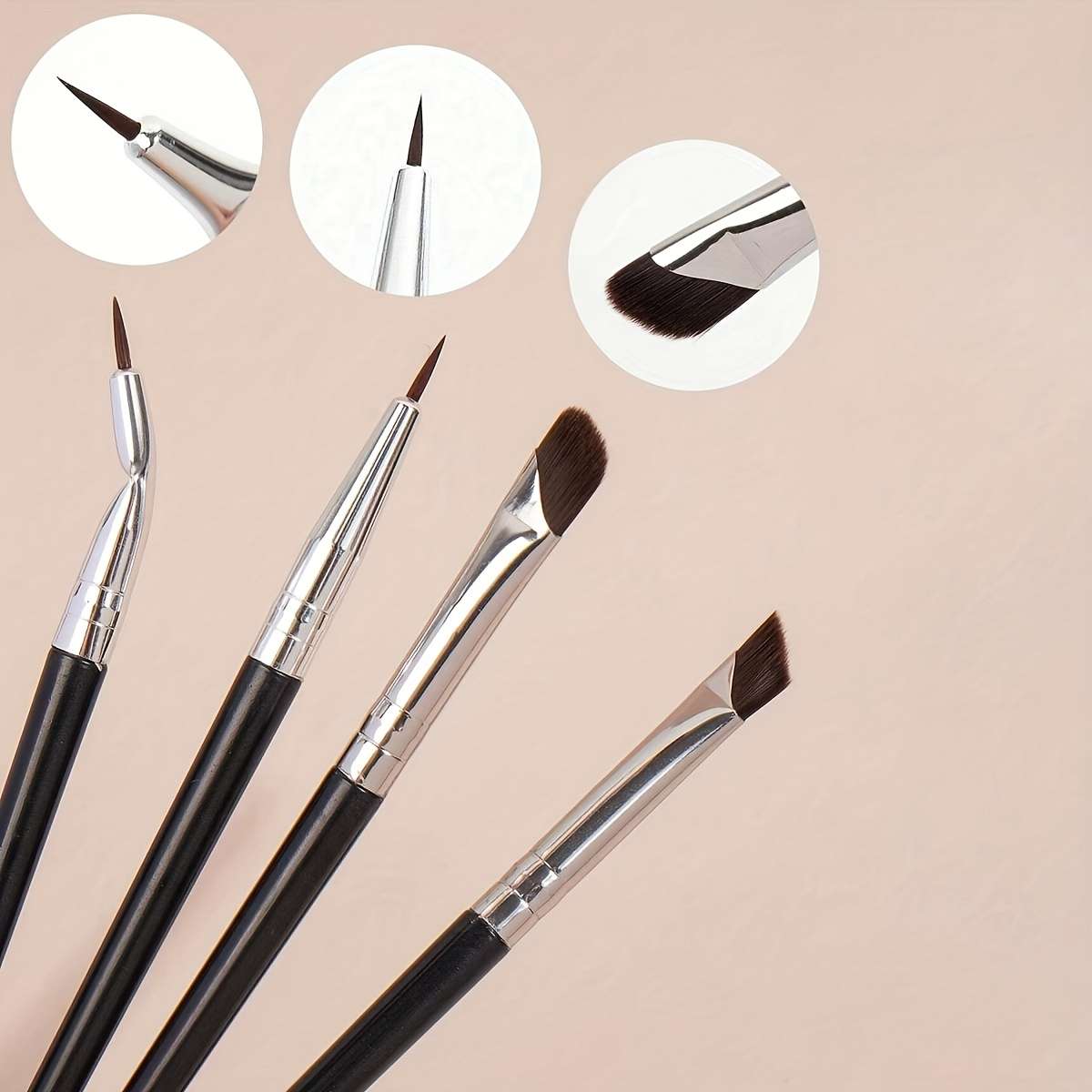 Makeup Brush Set Color 7 Pieces In Total Right Angle