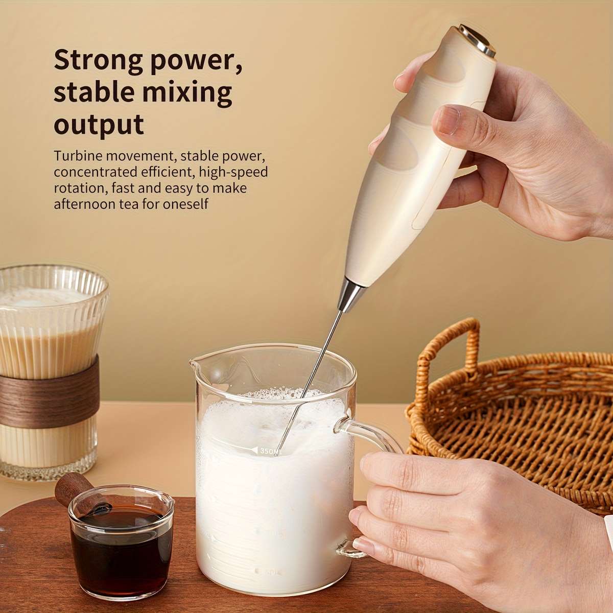 Egg Beater Style Classic Black Quantity With 2 Stirring Heads