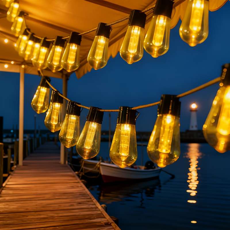 String Lights Color Warm Color Size10.7Meter 30 Bulbs  8 Modes