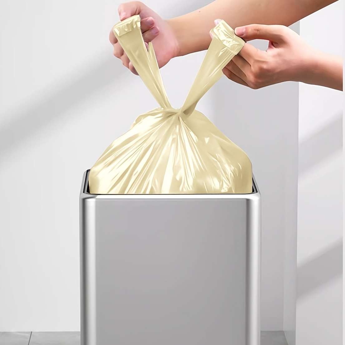 Trash Bagcream White 50 Pieces