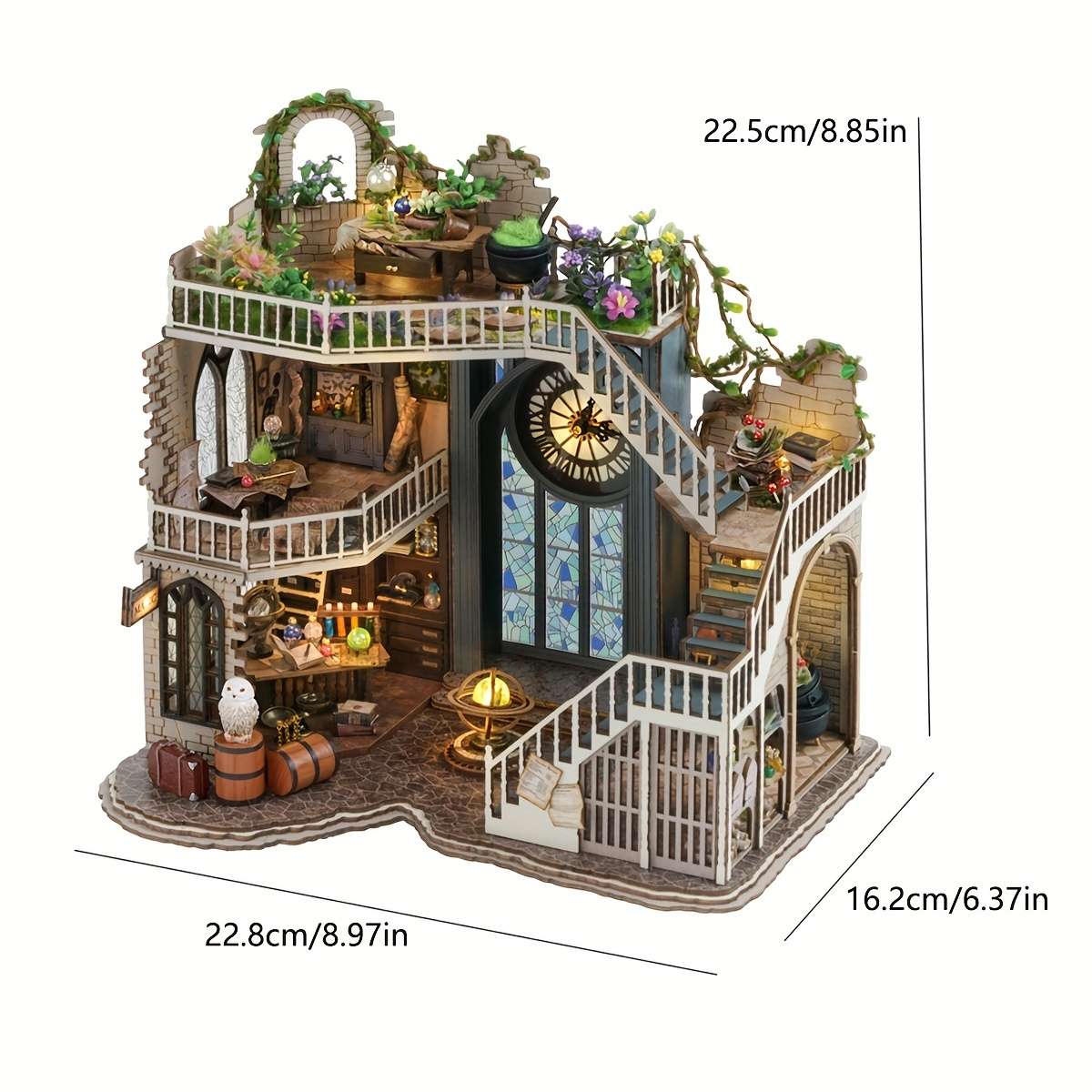 3D House Puzzle Model Items Magic House