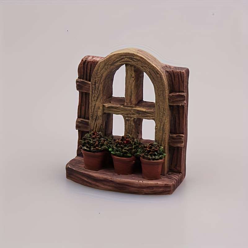 7Pcs Fairy Garden Resin Decorations