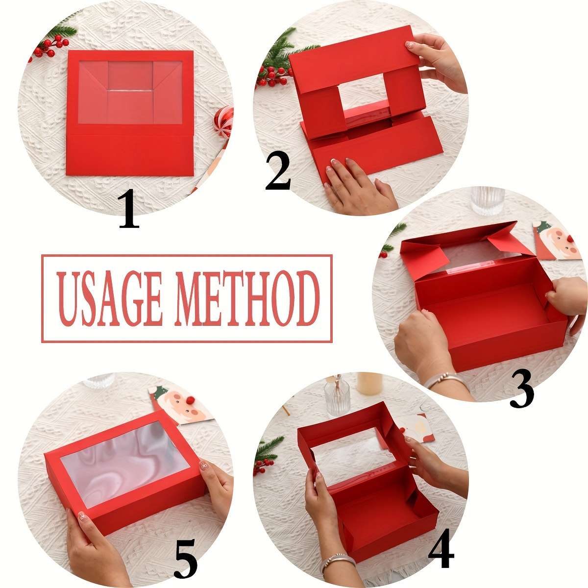 Christmas Gift Boxes Color Green Style Color Gift Box