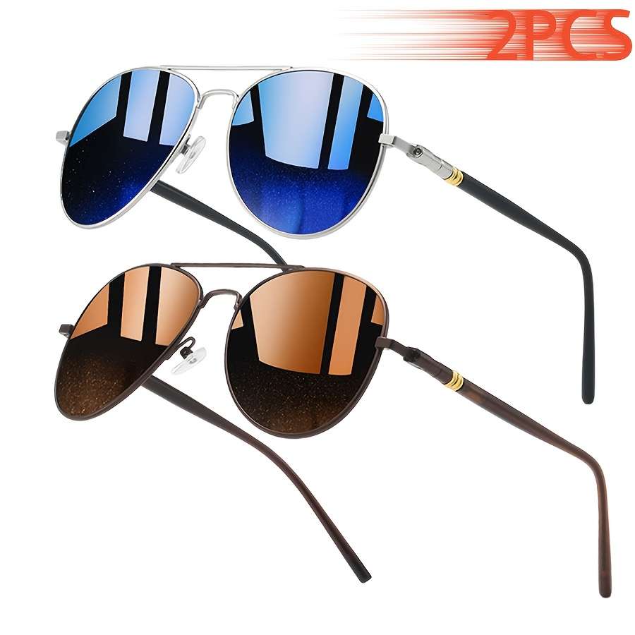 Cycling Glasses Color 2Pcs Black Gunframe