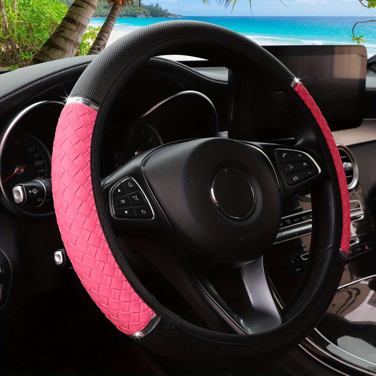 Car Steering Wheel Cover Gray