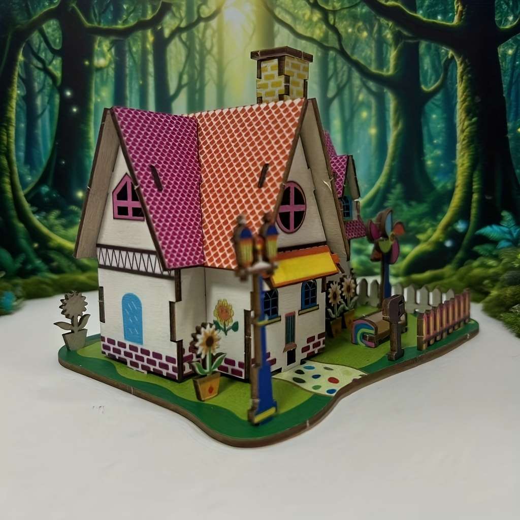 Building Toy Architectural Model Toy Set Quantity Sunflower Manor