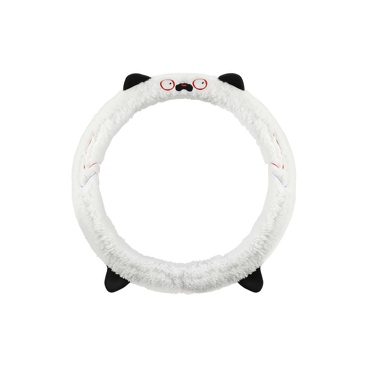 Car Steering Wheel Cover Taro White Size 38Cm