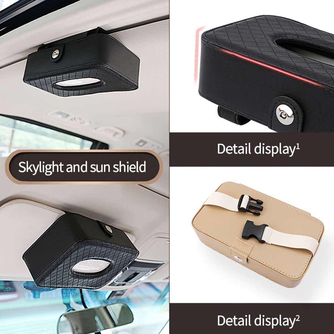 Car Tissue Box Color Black