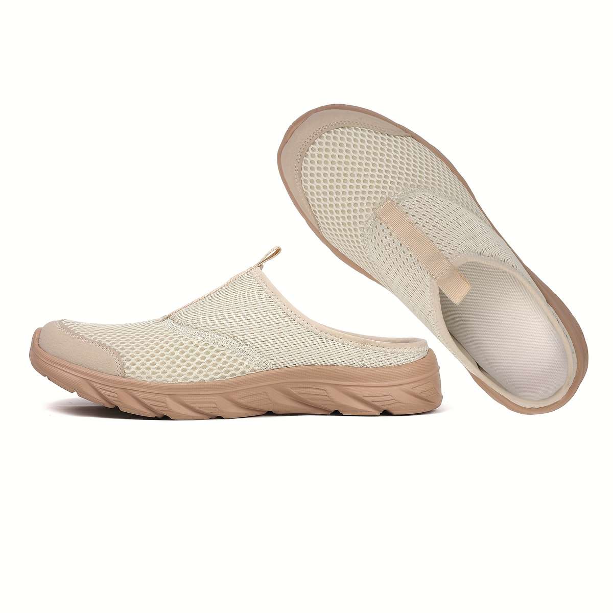 Men Slippers Summer Style Khaki Size Uk 7
