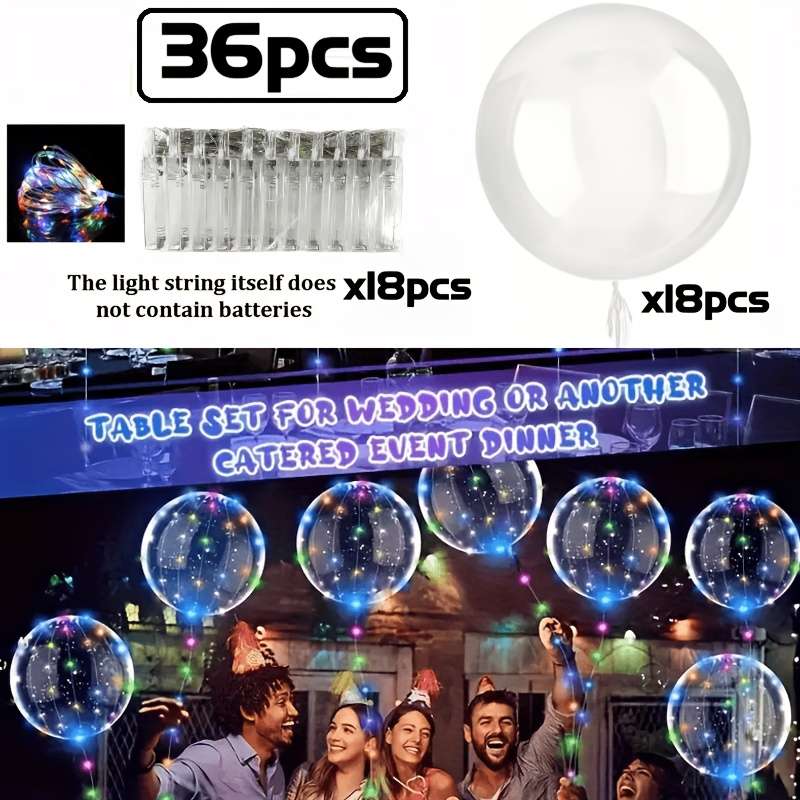 Wedding Supplies Color Multicolor Quantity 18Pcs