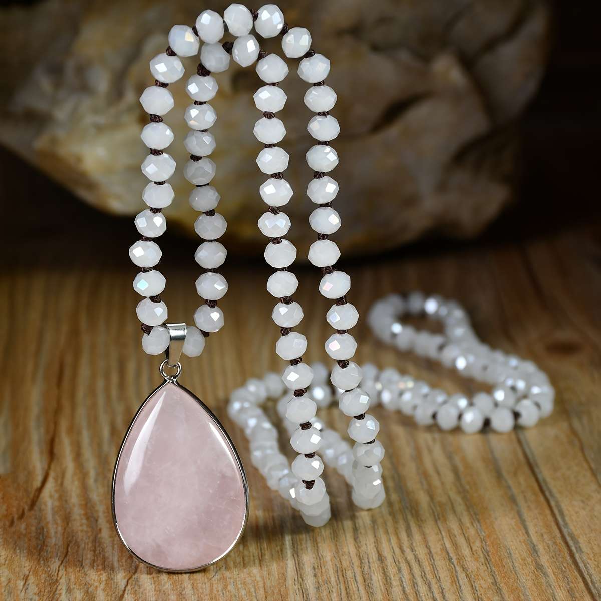 Womens Necklace Color Red Jasper