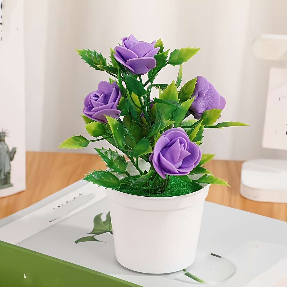 Simulated Flower Color Mixedcolor Quantity6Pcs