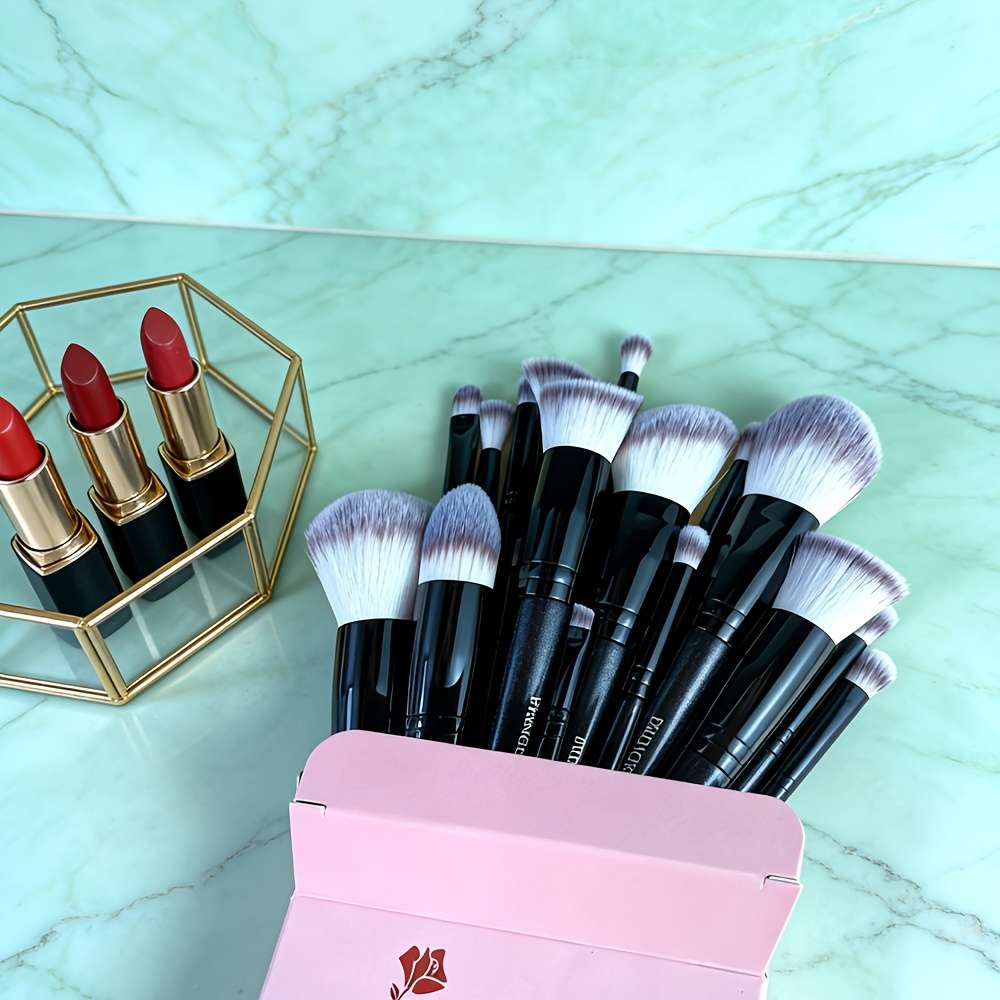Makeup Brush Set Color Black Quantity18Pcs
