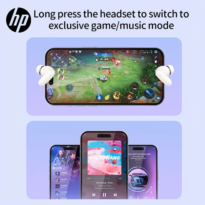 Rechargeable Wireless Earbuds Headphones Headset