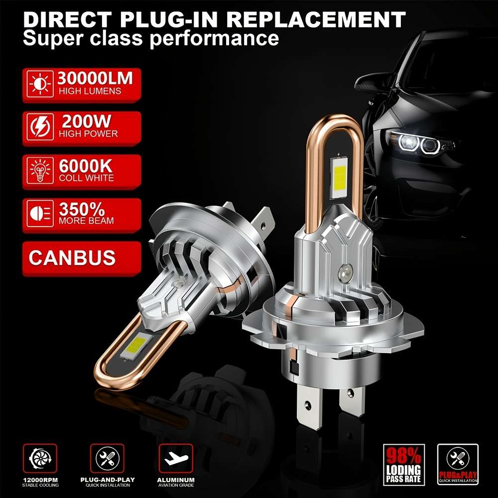 Car Lights Color 2Pcs H7
