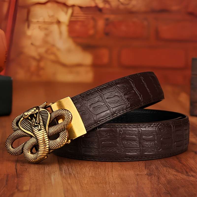 Belt Color Black Melon Seed  Silvery Snake Buckle Size 109 111Cm 42.91 43.7In