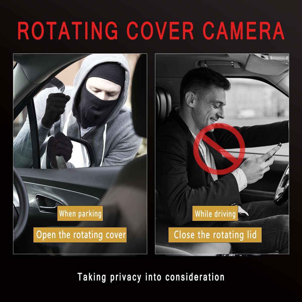 Dashcam Items 3 Lens Without Card