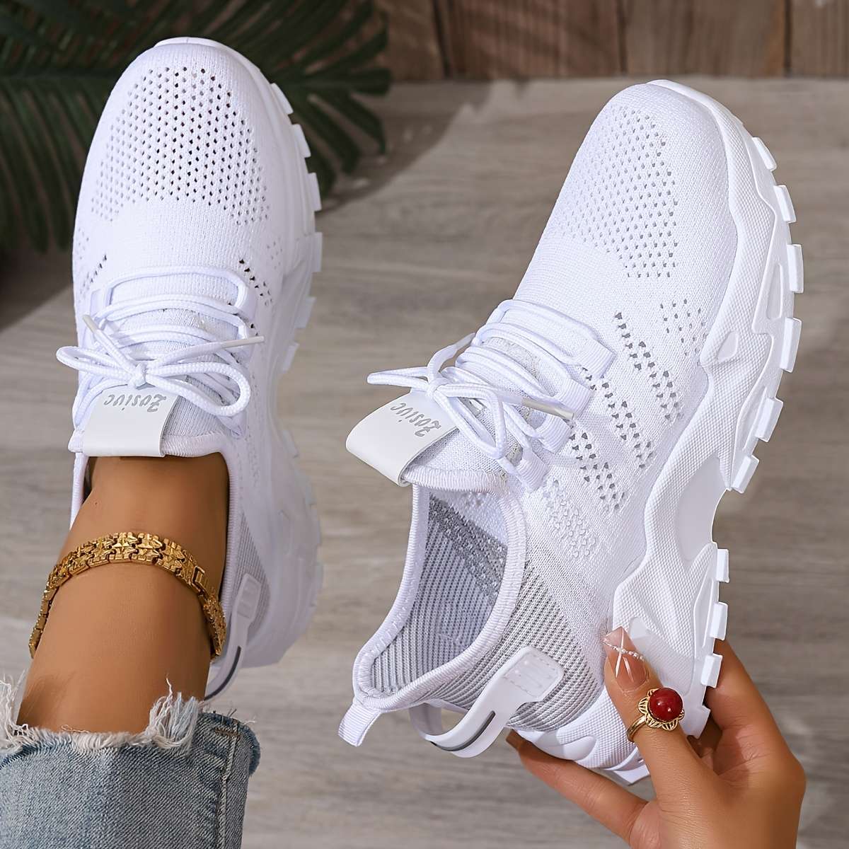 Women S Sneakers Color Pink Sizeuk 7