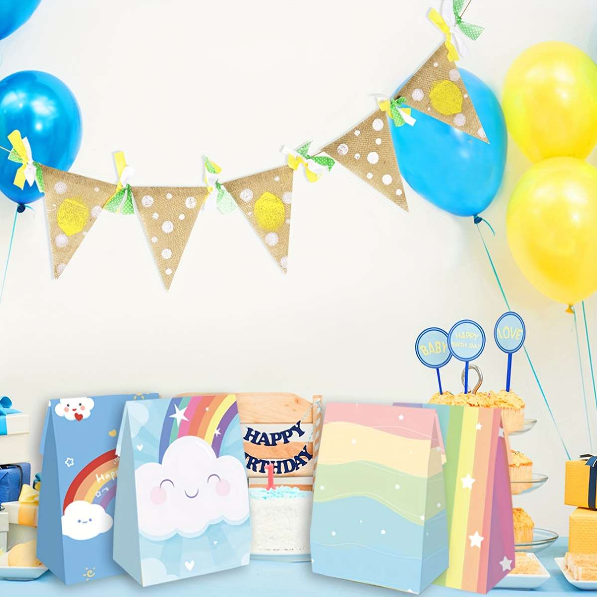 Gift Bags Style Rainbow Cloud Gift Bag