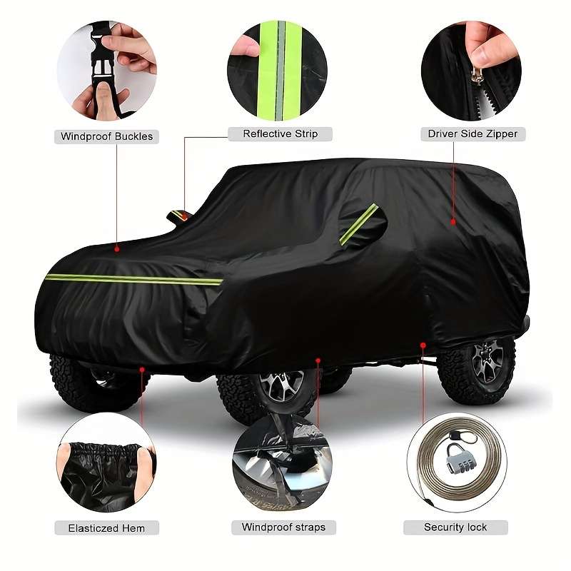 Car Cover Color Black Items 2 Door