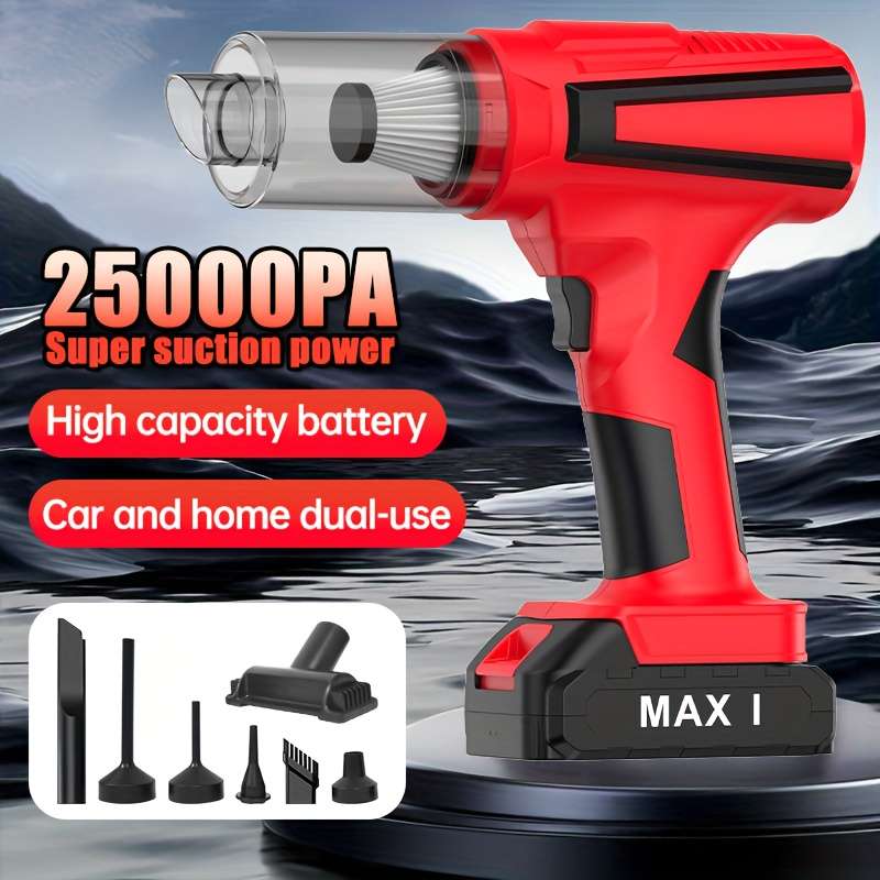 Vacuum Cleaner Items Red Complete Machine  Accessories