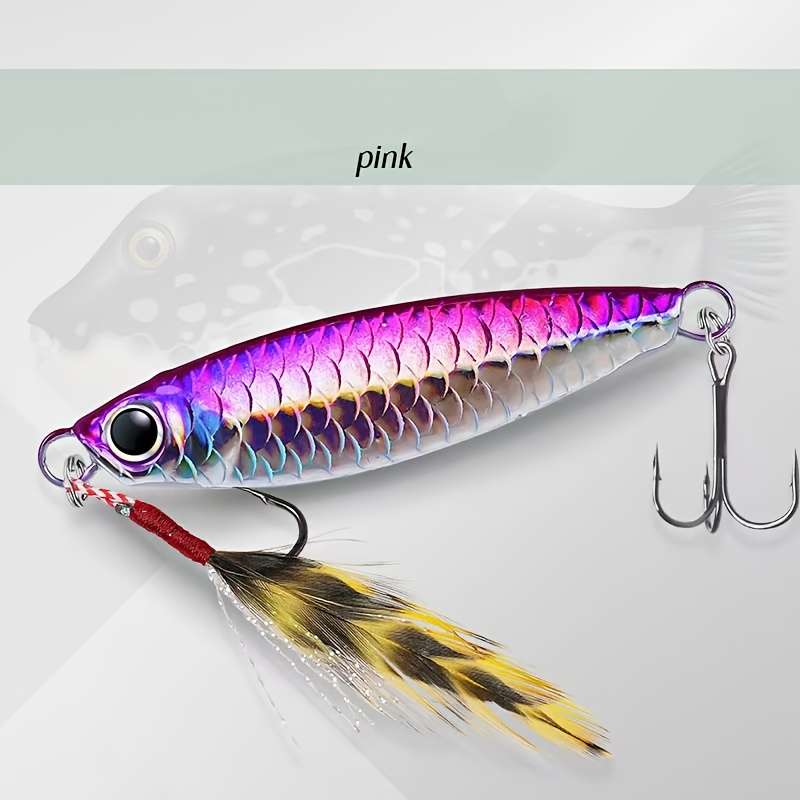 1pc 30g 1.05oz Fishing Lure Casting Jig Graceful Swim High Reflectivity