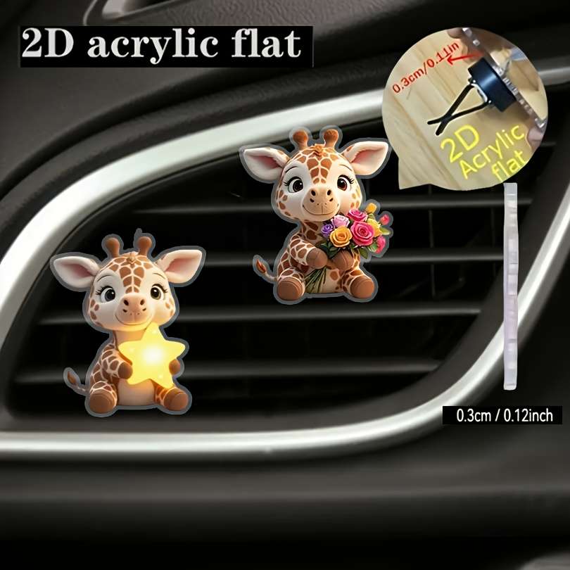 Car Interior Decor Style 2 Pcs