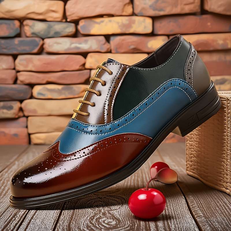 Mens Leather Shoes Color Burgundy Sizeuk 7