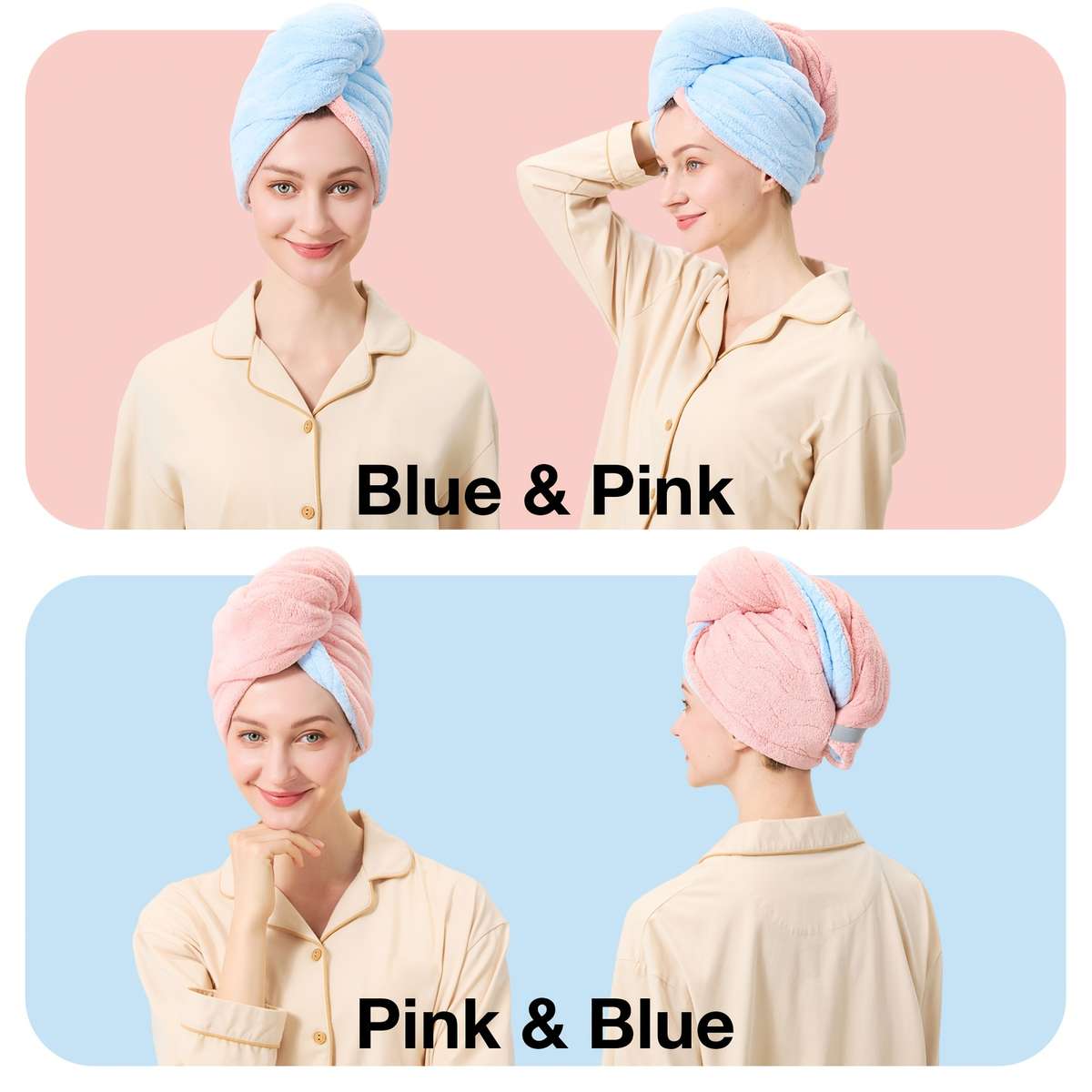 Hair Turban YellowGray