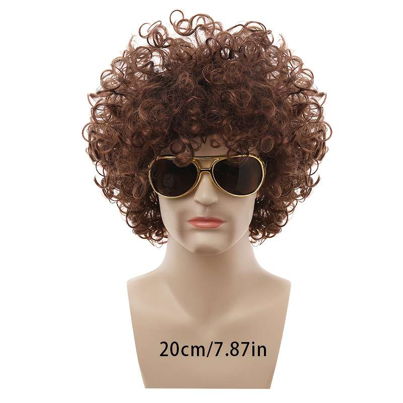 Light Brown-1 Mens Wigs Hair Length 20.32Cm