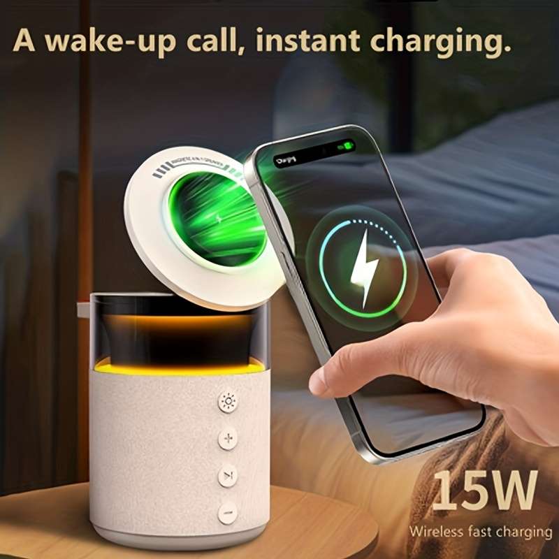 Modern Dual Channel Design Magnetic Wireless Charging Station For Festival