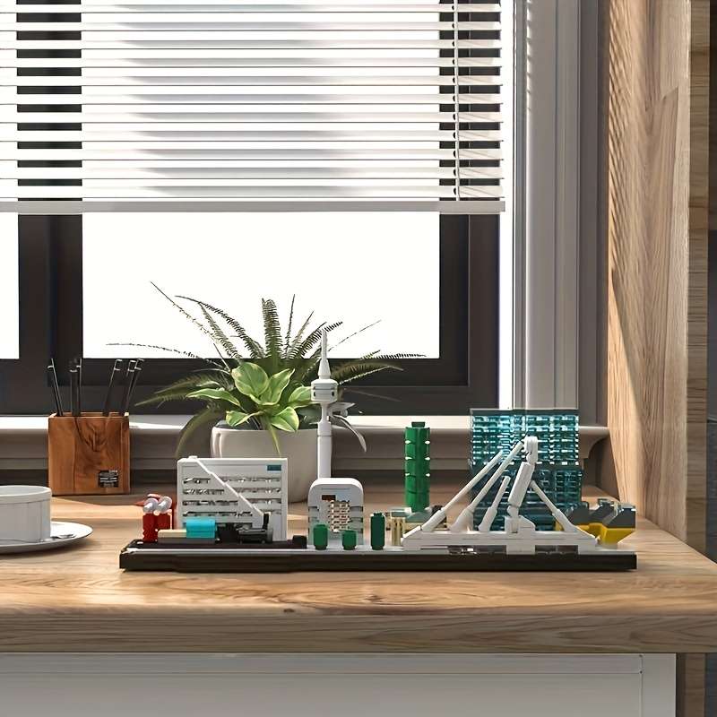 Building Toy Architectural Model Toy Set Quantity 656Pcs