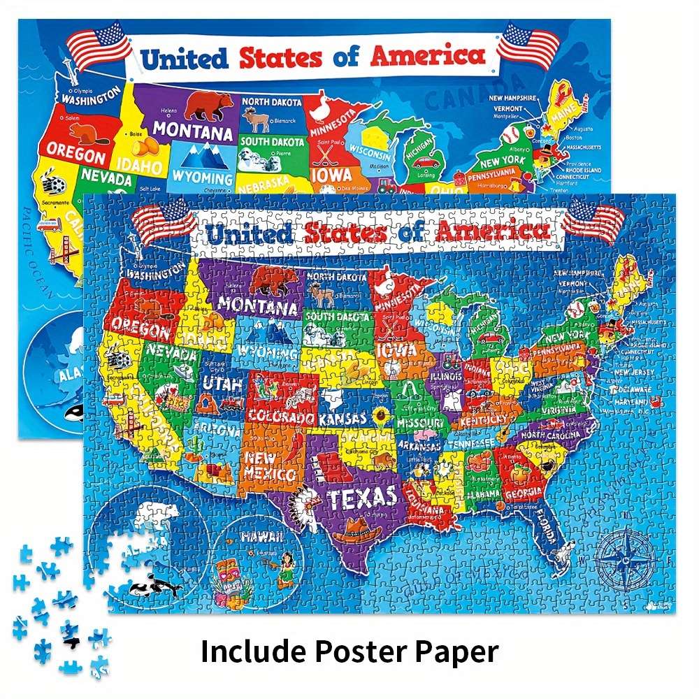 1000 Piece Paper Jigsaw Puzzle For Adults