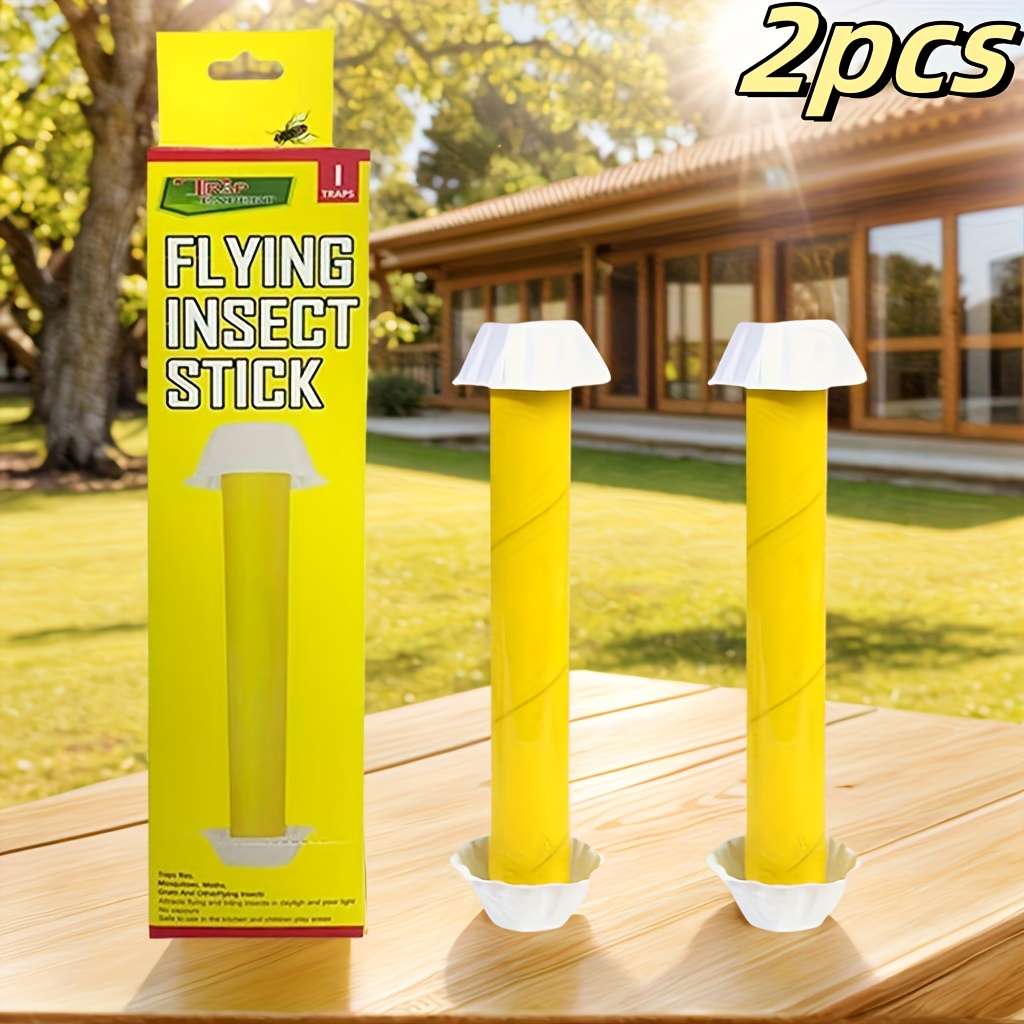 Fruit Fly Traps Items 1Pc Orange With Dots