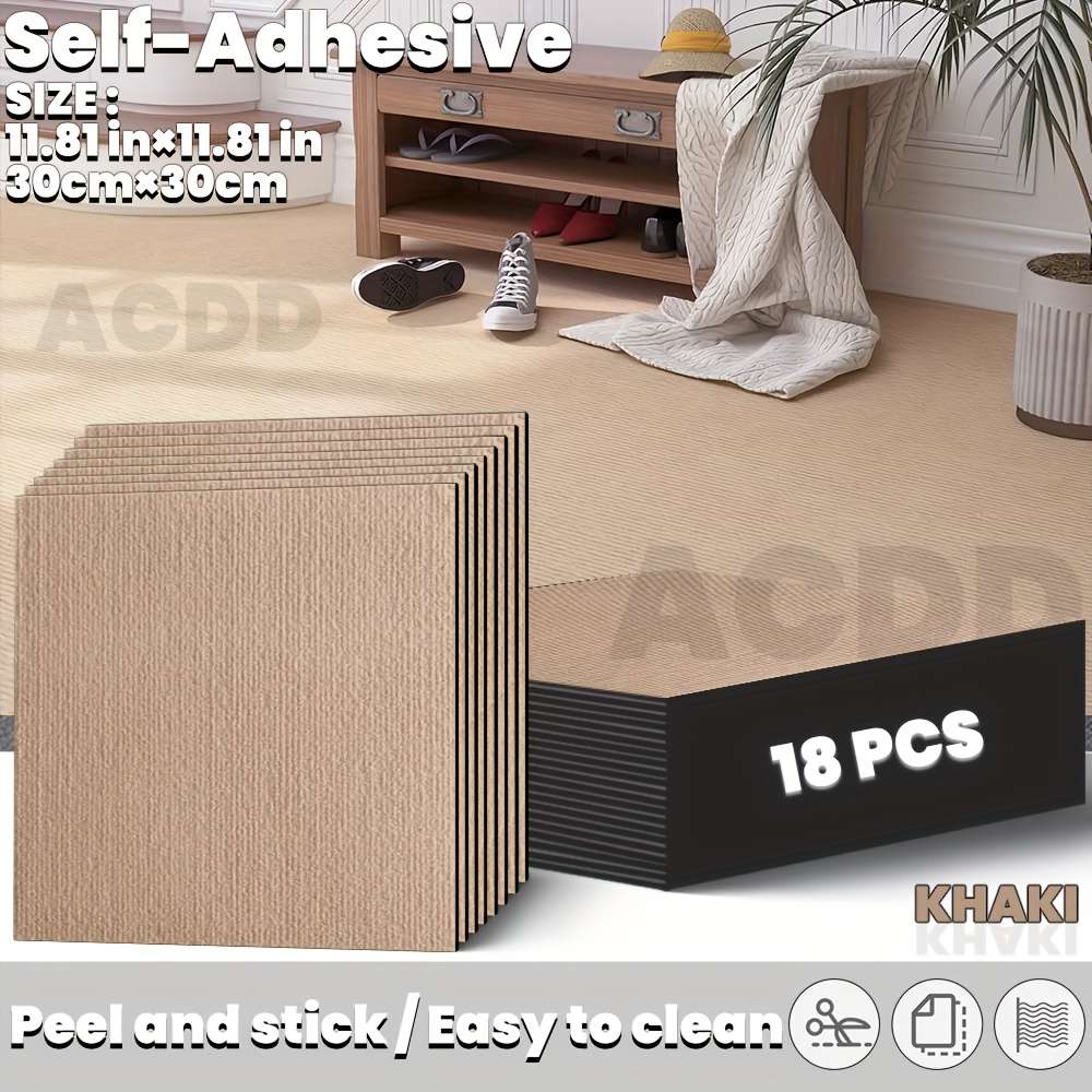 Floor Stickers Color Light Gray Quantity 18Pcs