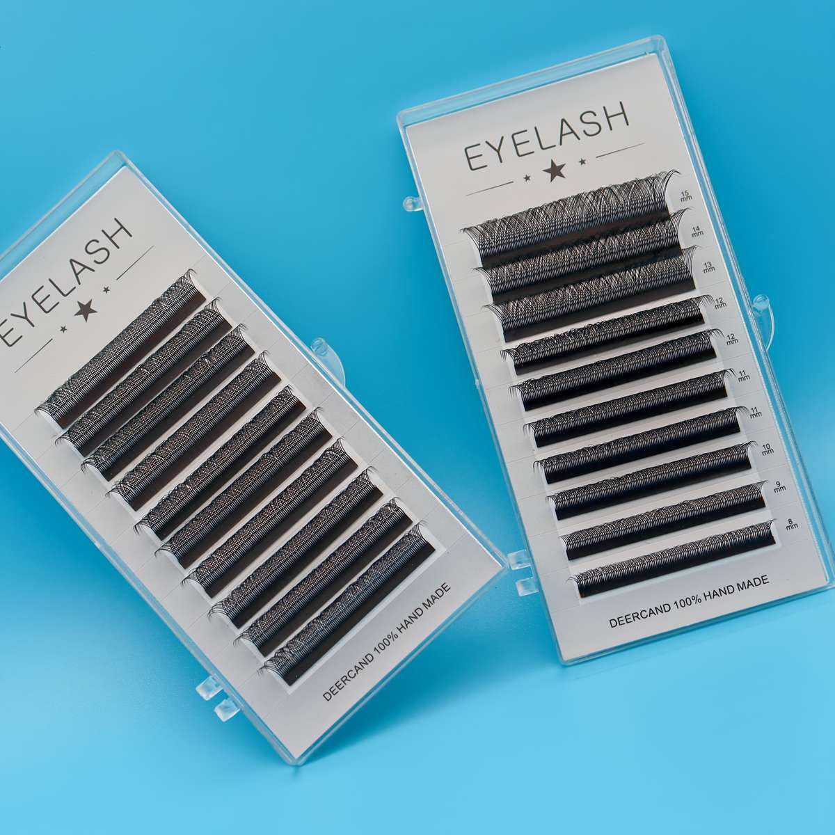 Natural Volume Lash Extensions Model D Thick Quilt Size 8mm 07mm