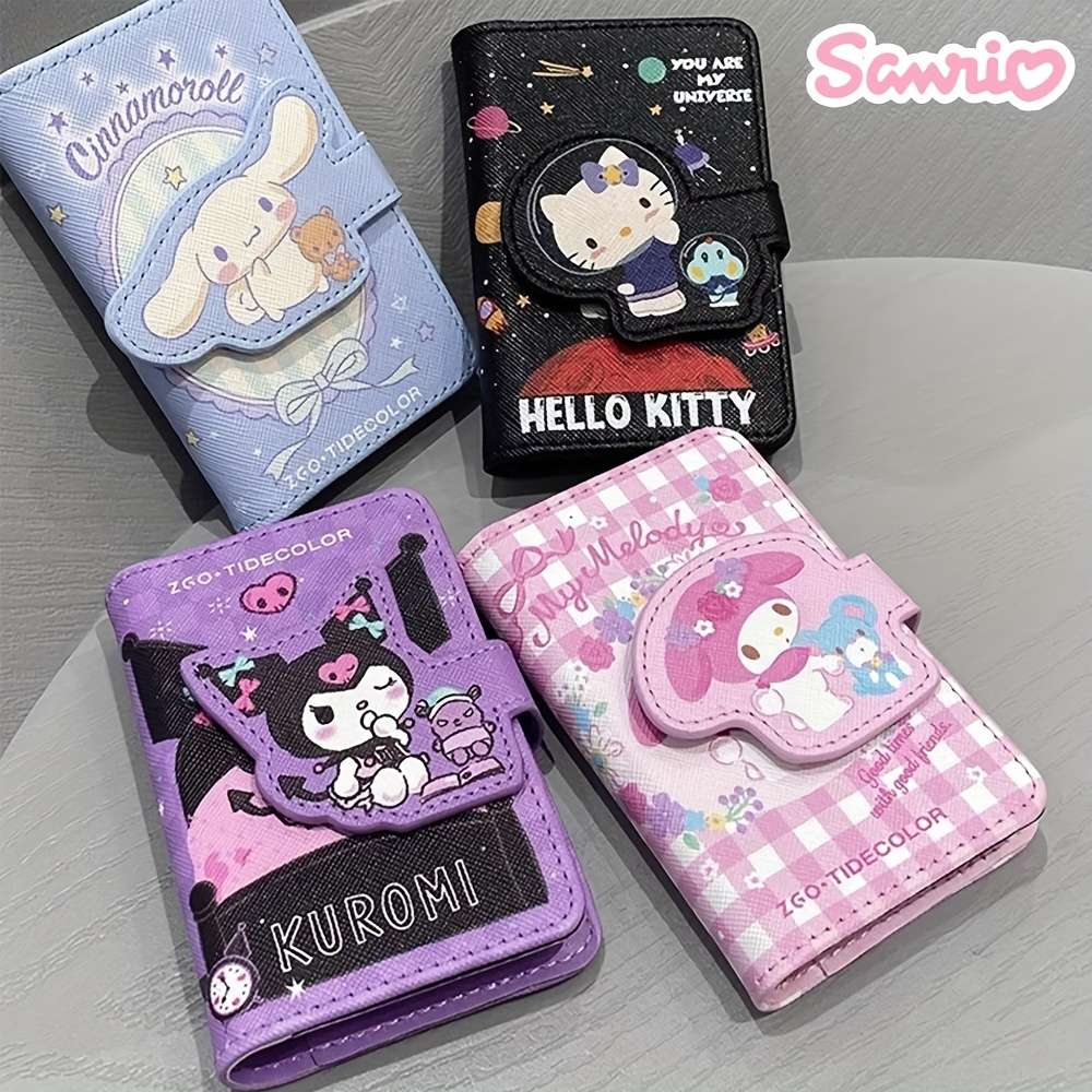1pc Sanrio Women'S Multifunctional Card Holderfor Hello Kitty for Kuromi for Cinnamoroll Melody