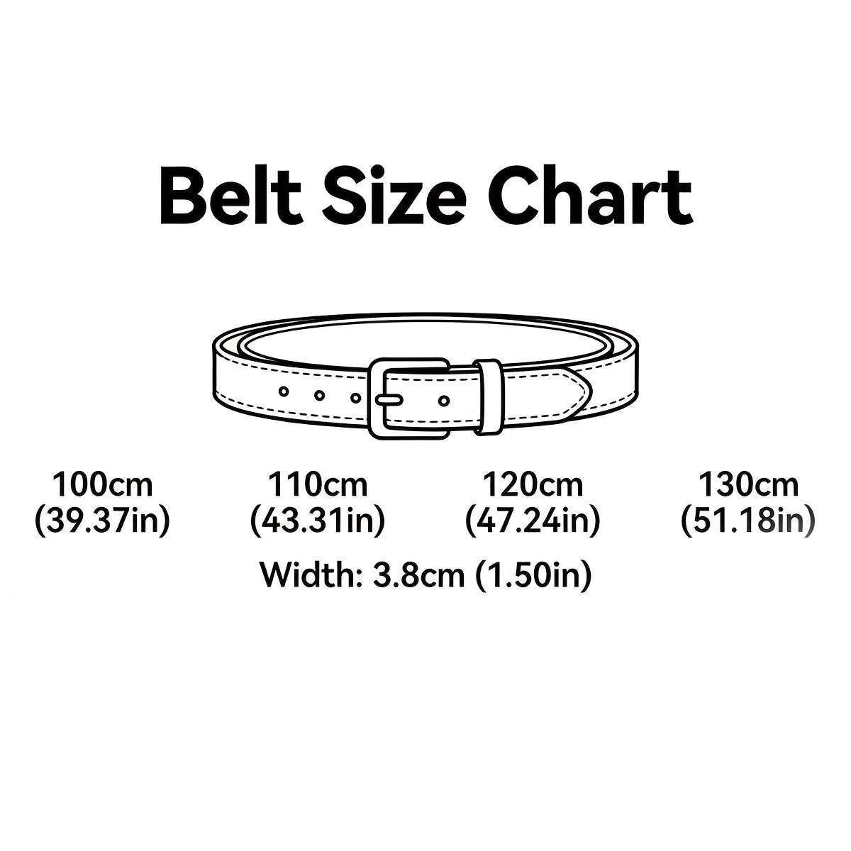 Belt Color Blue Size L 120Cm 47.2  49.2