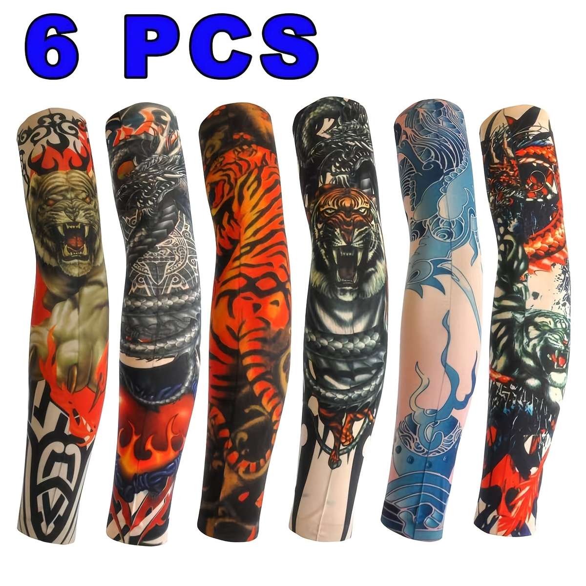 Sunscreen Sleeves Model 6Pcs Style 2
