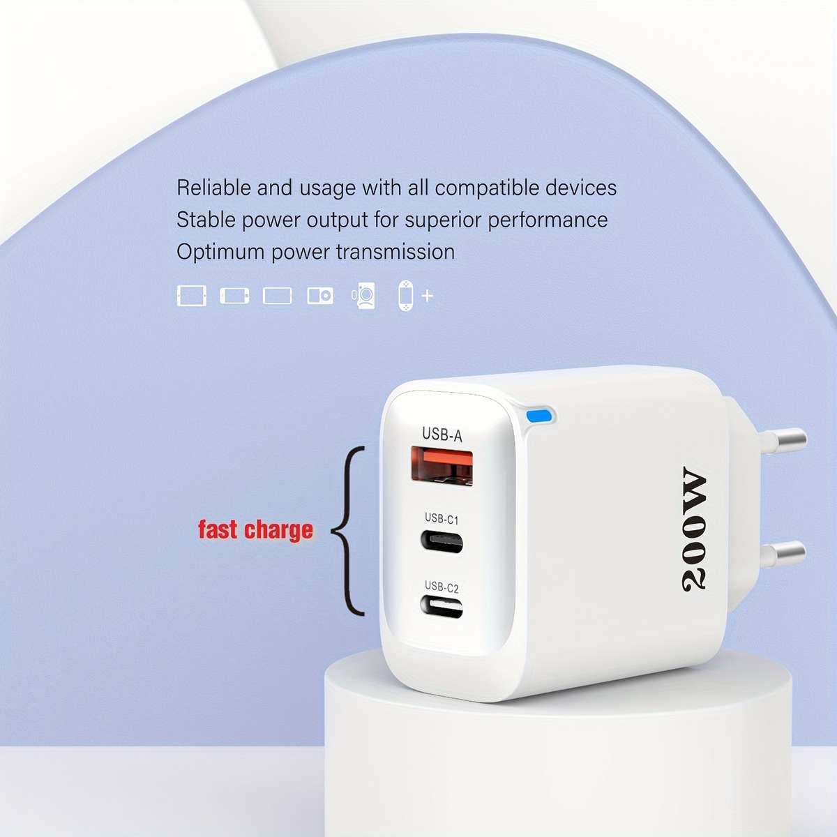 Charger Color White