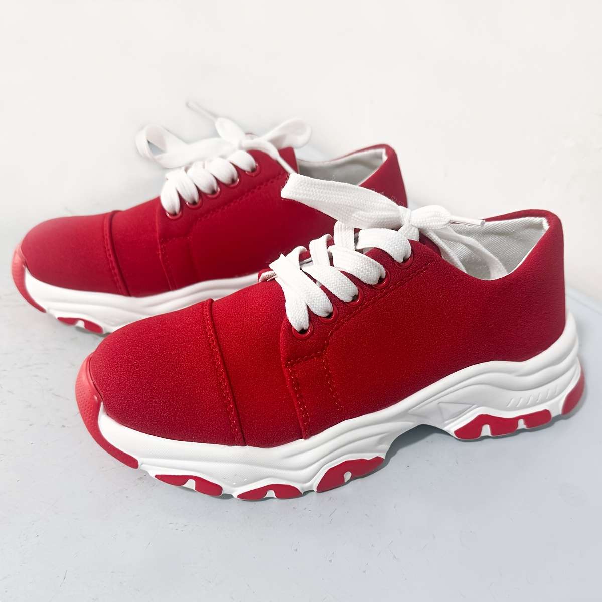 Women S Sneakers Color Red Sizeuk 5