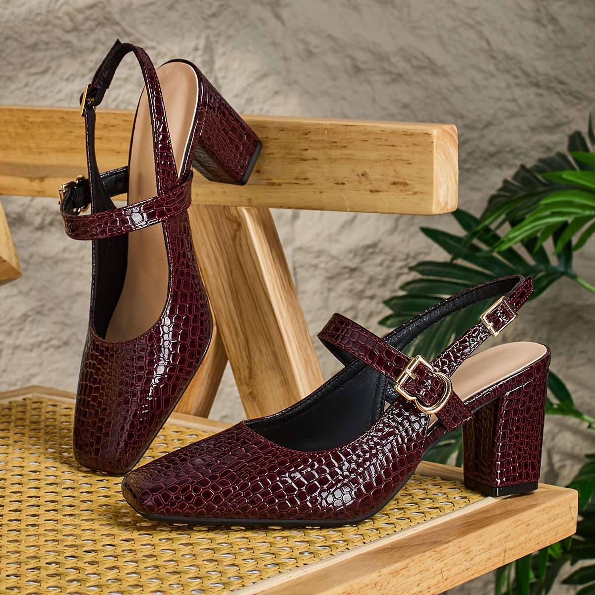 Women S High Heels Color Burgundy Sizeuk 4