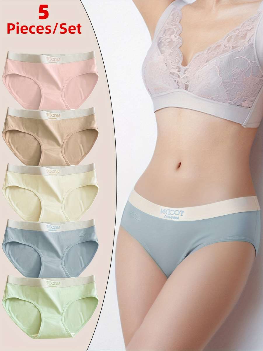 Womens Underwear Color Mix 5 Colors Sizeasian Xl
