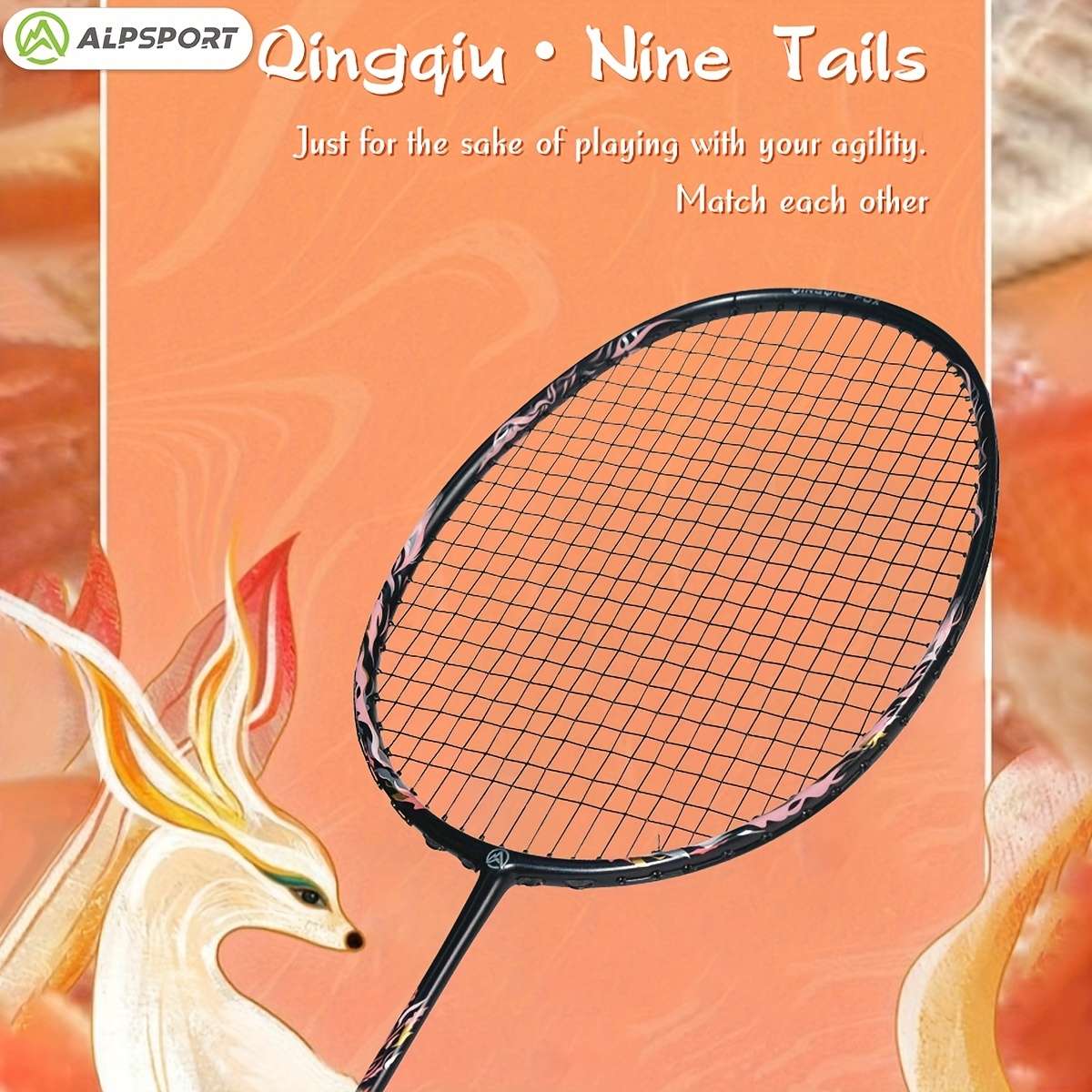 Badminton Racket Color Pink Racketblack String